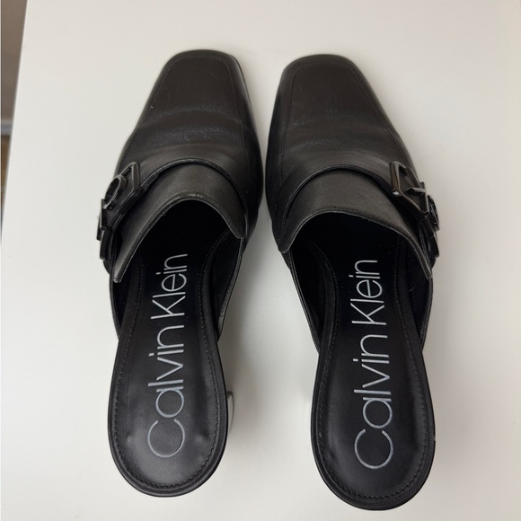 Calvin Klein Dacy Block Heel Mules- 10M - Picture 7 of 9